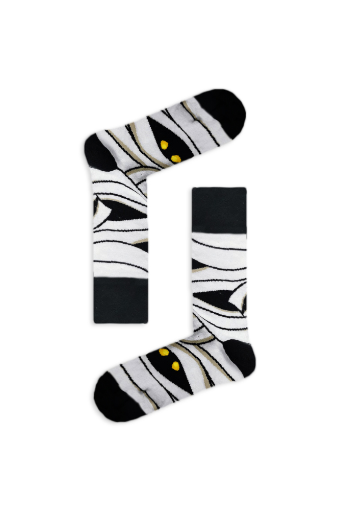 mummy-eyes Κάλτσα Unisex με Σχέδιο Mummy Eyes - Image 1
