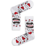 Κάλτσα Unisex με Σχέδιο Nutella Hearts