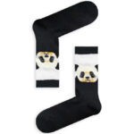 Κάλτσα Unisex με Σχέδιο Panda Face