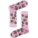 Κάλτσα Unisex με Σχέδιο Pink Nutela