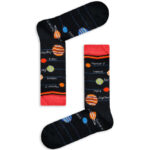 Κάλτσα Unisex με Σχέδιο Solar System