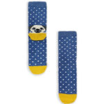 Κάλτσα Unisex με Σχέδιο Blue Puppy Dots