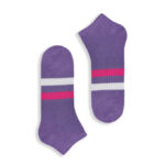 Κάλτσα Σοσόνι Πετσετέ Purple With Stripes