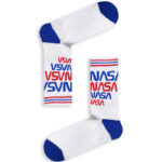 Κάλτσα Unisex με Σχέδιο Blue & Red NASA