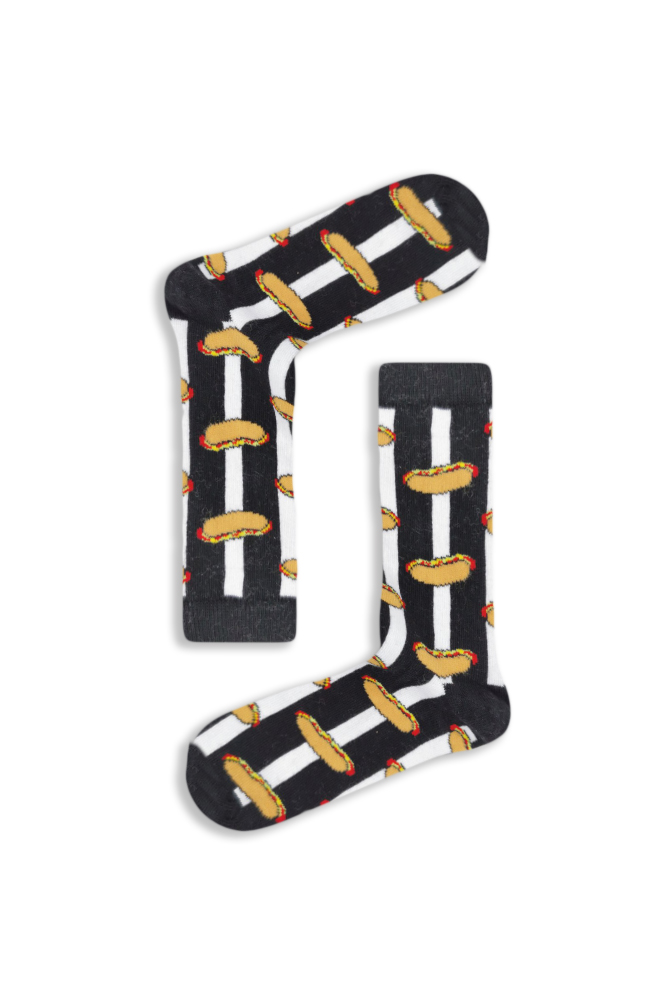 sandwich-stripes Κάλτσα Unisex με Σχέδιο Sandwich Stripes - Image 1