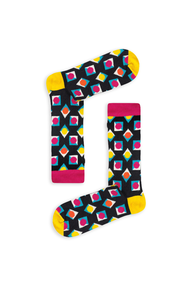 square-cirle Κάλτσα Unisex με Σχέδιο Square Circle - Image 1