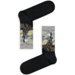 Κάλτσα Unisex με Σχέδιο The Grey Starry Night