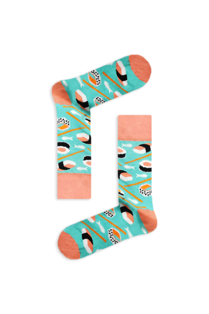 sushi Κάλτσα Unisex με Σχέδιο Sushi Sticks - Image 1