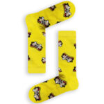 Κάλτσα Unisex με Σχέδιο Yellow Hot Dog