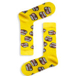 Κάλτσα Unisex με Σχέδιο Yellow Nutela