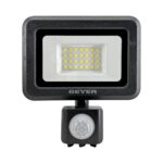 GEYER Προβολέας led μαύρος με ανιχνευτή κίνησης 20W 4000K LPRM20CES
