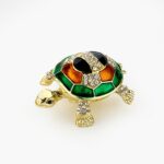 CLOISONNE ΜΠΙΖΟΥΤΙΕΡΑ ΧΕΛΩΝΑ ΠΟΛΥΧΡΩΜΗ 6x5x3cm