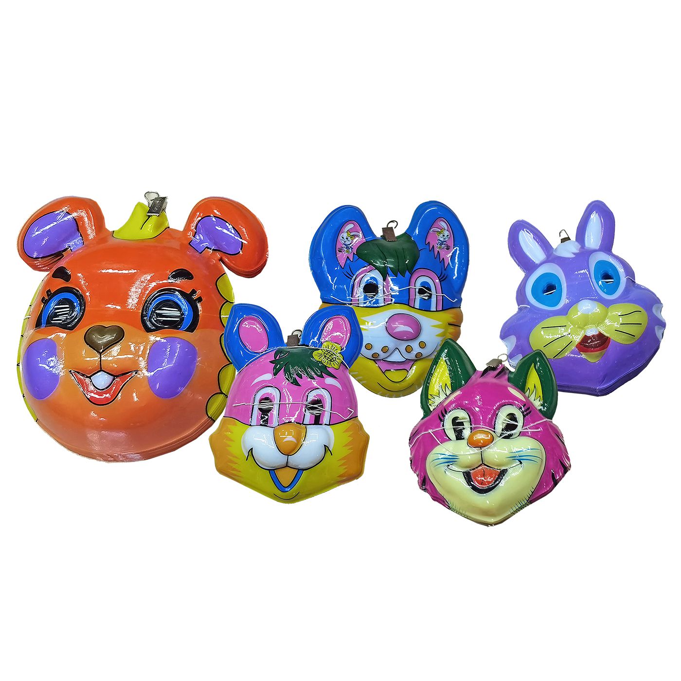 3-2133 Μάσκα Πλαστική ζώα Carnavalista 232153 - Image 1