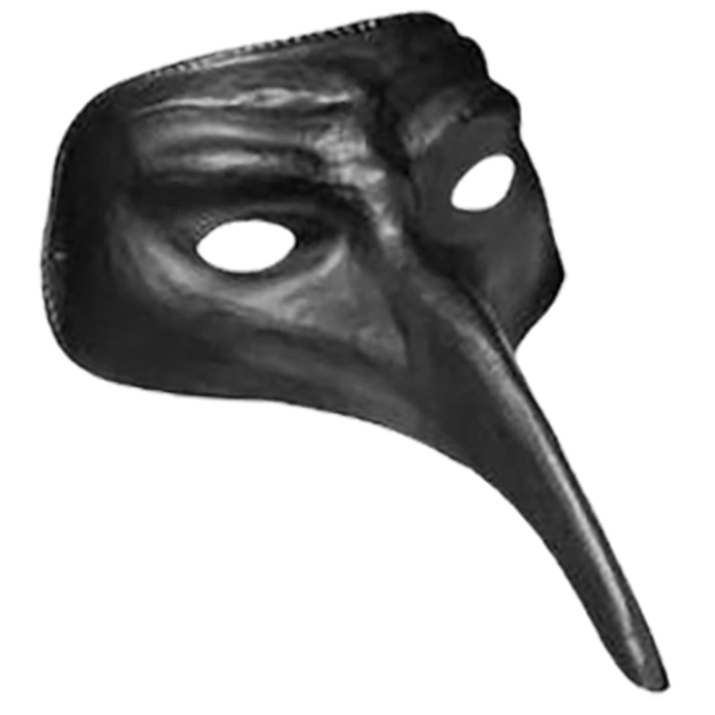 3-2174 Μάσκα Βενετσιάνικη Πουλί Μαύρη Carnavalista 232194 - Image 1