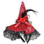 Στέκα Καπέλο Μάγισσας με Πούλιες 26x20cm Carnavalista 232473 - Image 2