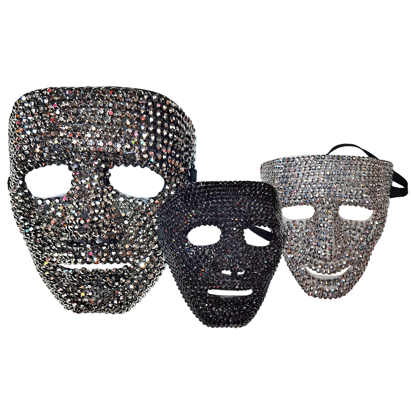 3-2566 Μάσκα με Διαμάντια Πρόσωπο Carnavalista 232586 - Image 1