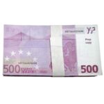 Χαρτονομίσματα σετ 100 Ψεύτικα των 500 Ευρώ 16x8.5cm Carnavalista 232720