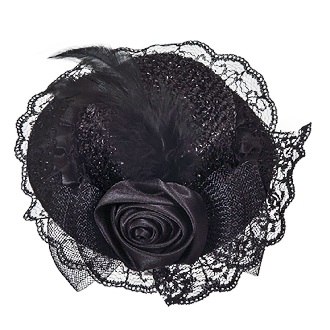 3-460 Κλιπ Καπέλο Λουλούδι ø14cm Carnavalista 23480 - Image 1
