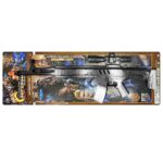 Όπλο Σπινθηροβόλο Ασπρόμαυρο 74x23cm Carnavalista 23623