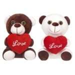 Αρκουδάκι Λούτρινο με Καρδιά Love 20cm ToyMarkt 99404