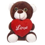 Αρκουδάκι Λούτρινο με Καρδιά Love 20cm ToyMarkt 99404 - Image 2