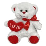 Αρκουδάκι με Φιόγκο & Κόκκινη Καρδιά 30cm ToyMarkt 99447 - Image 2