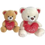Αρκουδάκι Λούτρινο με Καρδιά 30cm ToyMarkt 99519
