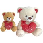 Αρκουδάκι Λούτρινο με Καρδιά 35cm ToyMarkt 99520