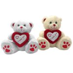 Αρκουδάκι Λούτρινο με Καρδιά 30cm ToyMarkt 99546