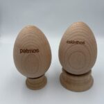 ΞΥΛΙΝΟ ΑΥΓΟ ΟΞΙΑ ΜΕ ΧΑΡΑΓΜΕΝΟ ΤΟΠΩΝΥΜΙΟ 6X9cm
