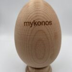 ΞΥΛΙΝΟ ΑΥΓΟ ΟΞΙΑ ΜΕ ΧΑΡΑΓΜΕΝΟ ΤΟΠΩΝΥΜΙΟ 9X11cm