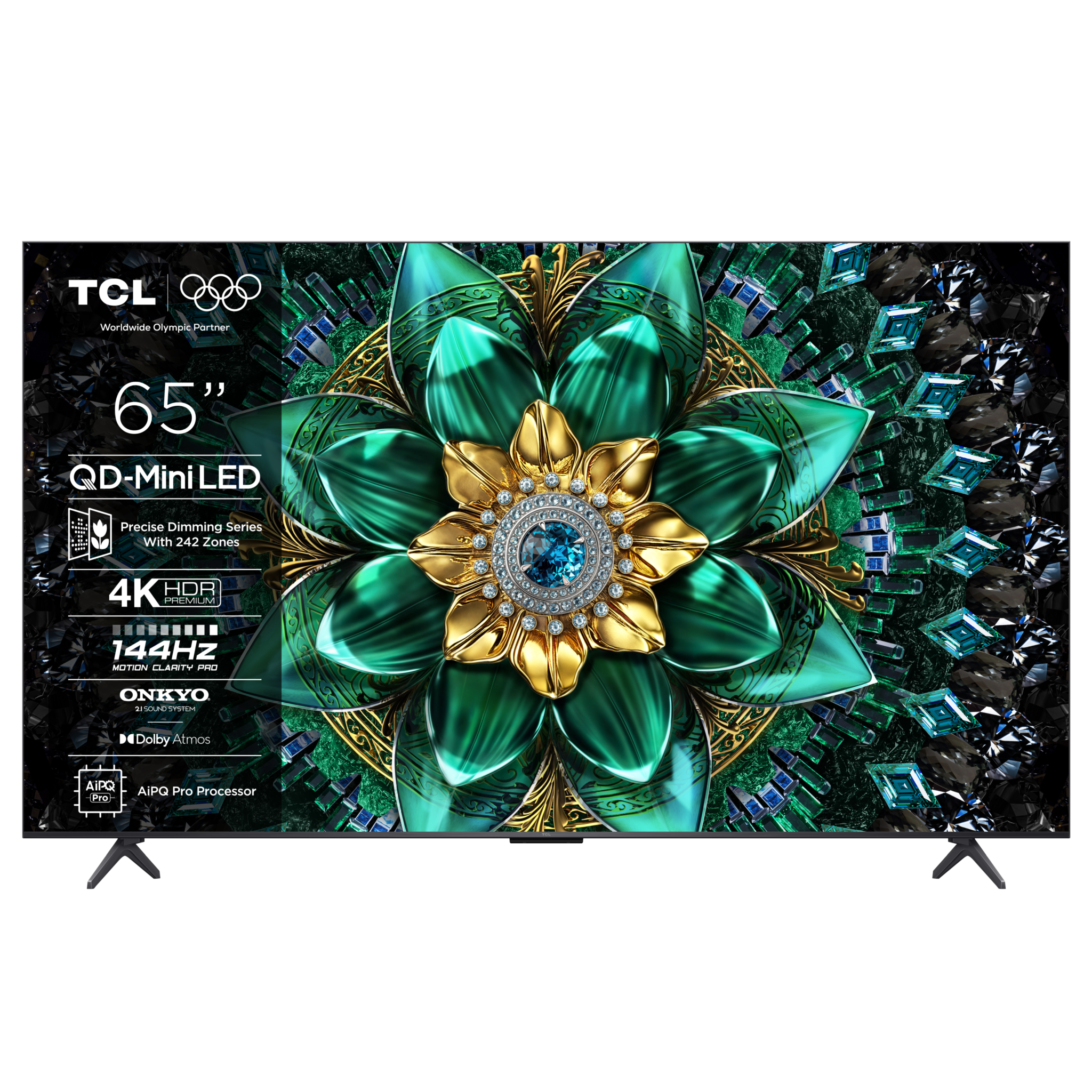 01_TCL_65_Q6C_FRONT_Olympic TCL 65Q6C QD-MINI LED (2026) - Image 1