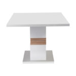 Τραπέζι Zoekrin Inart λευκό mdf 200x100x76εκ - Image 3