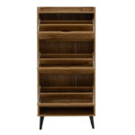 Παπουτσοθήκη Thelma pakoworld 12 ζεύγων oak 60x23.8x131.6εκ - Image 5