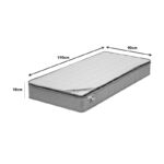 Στρώμα Perfecto pakoworld Continuous springs μονής όψης ανώστρωμα 18-20cm 90x190εκ - Image 5