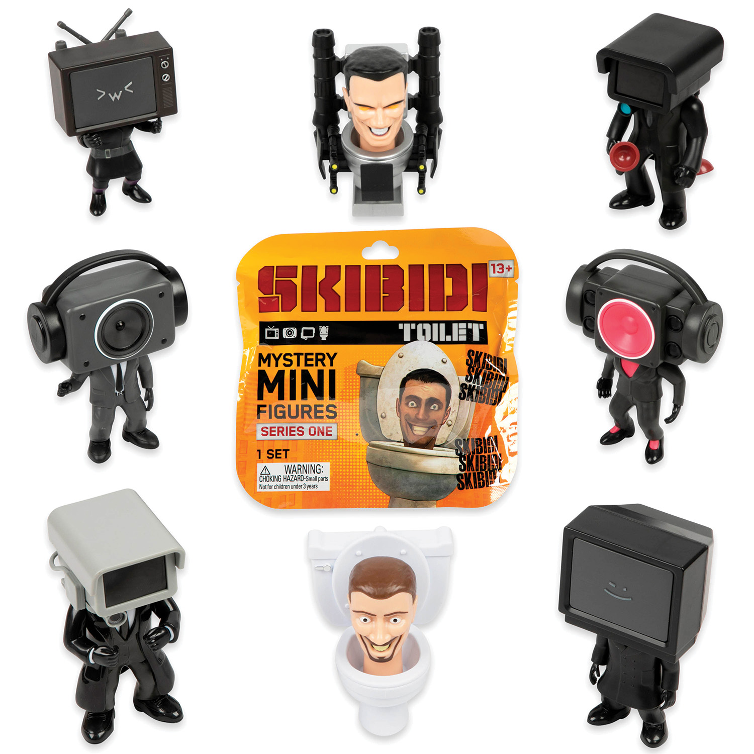 Skibidi Toilet Συλλεκτική Μίνι Φιγούρα Μονή 6cm Για 6+ Χρονών