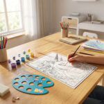 HappiHobbi Paint By Numbers Fairytale Unicorn Για 7+ Ετών - Image 4