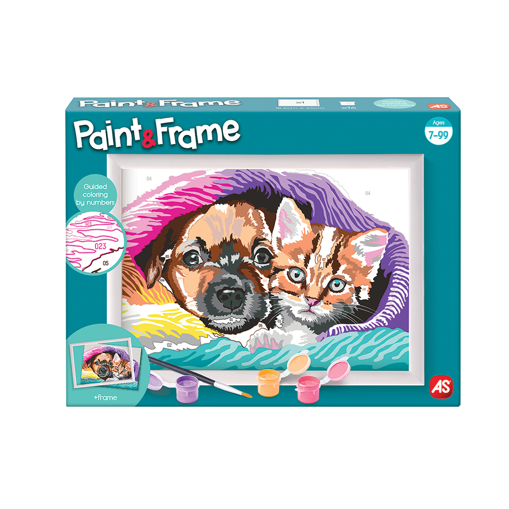 Paint & Frame | Paint by Numbers - Sweet Friendship | Για Ηλικίες 9+ Χρονών