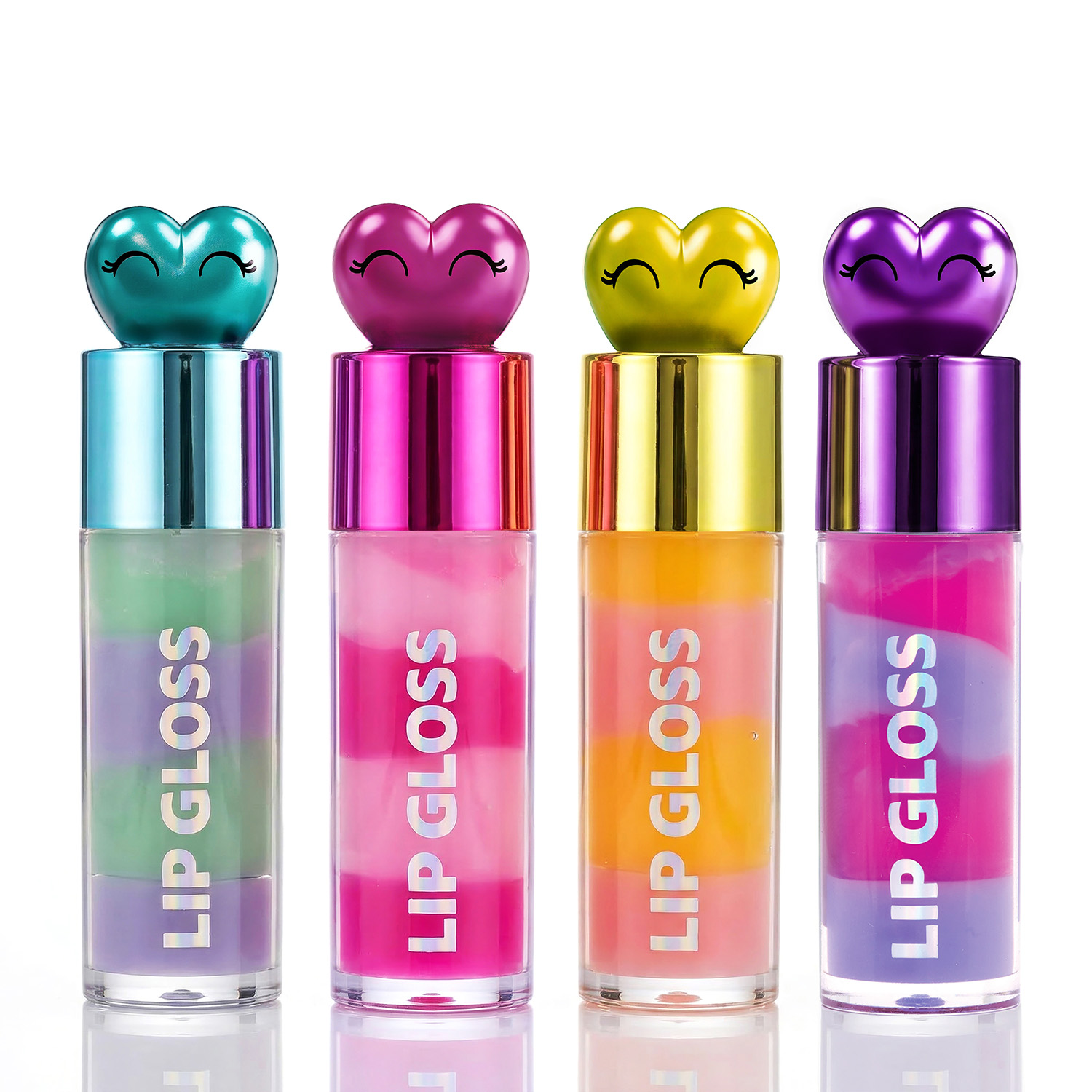 HappiHobbi Lip Gloss Sparkle Love Σε 4 Σχέδια για 6+ Ετών