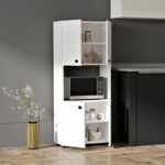 Στήλη Guzel pakoworld σε λευκή απόχρωση 60x31.4x140εκ - Image 2