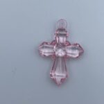 ΔΙΑΚΟΣΜΗΤΙΚΟΣ ΣΤΑΥΡΟΣ ΡΟΖ ΑΠΟ PVC 4.5CM ΥΨΟΣ 1ΣΥΣΚΕΥΑΣΙΑ=65ΤΕΜΑΧΙΑ