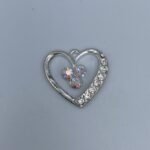 ΔΙΑΚΟΣΜΗΤΙΚΗ ΚΑΡΔΙΑ ΜΕ STRASS 2,1CM ΥΨΟΣ