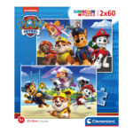 Clementoni Παζλ Super Color Paw Patrol 2Χ60 τμχ