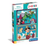 Clementoni Παζλ Super Color Disney Classics 2x60τμχ
