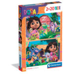 Clementoni Παζλ Super Color Dora The Explorer 2 x 20 - Image 5