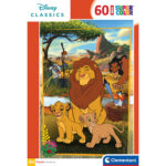 Clementoni Παζλ Maxi Super Color Lion King Disney Classics 60 τμχ