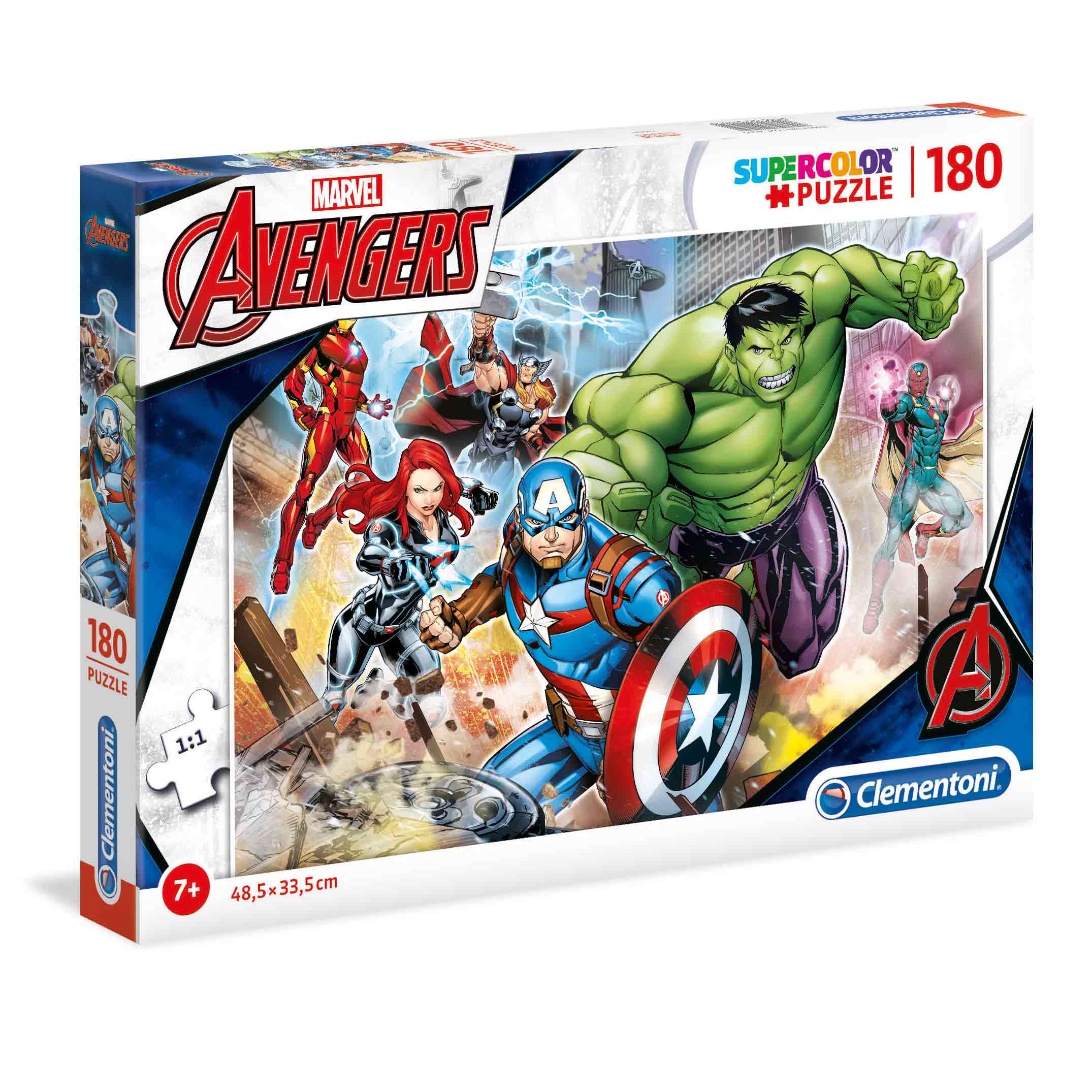 Clementoni Παιδικό Παζλ Super Color The Avengers 180 τμχ