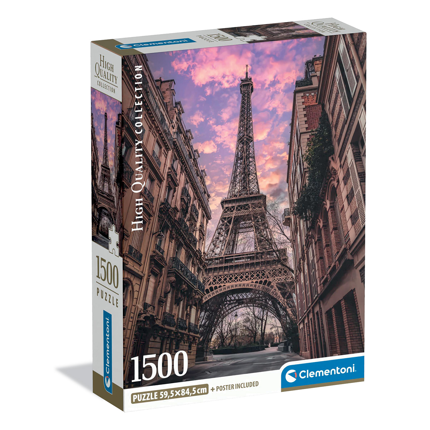 Clementoni Παζλ High Quality Το Παρίσι Ξυπνά 1500 τμχ - Compact Box