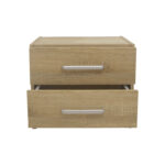 Κομοδίνο OLYMPUS pakoworld με 2 συρτάρια σε sonoma απόχρωση 47.5x40.5x40.5εκ - Image 5