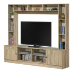 Σύνθετο σαλονιού Ambera pakoworld σε sonoma απόχρωση 200x40x171.5εκ - Image 3